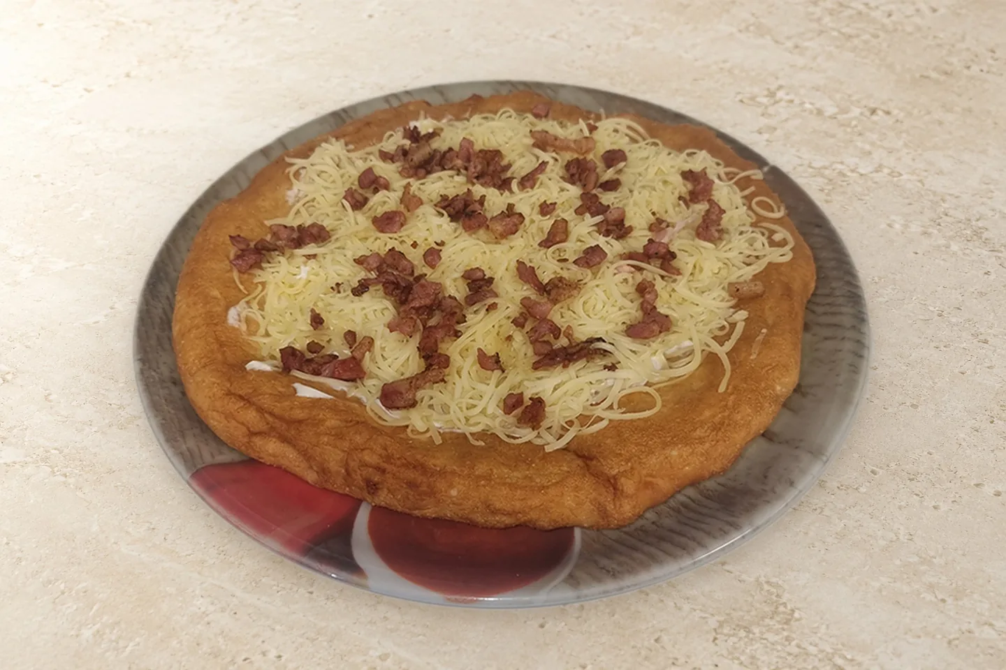 Bacon lángos